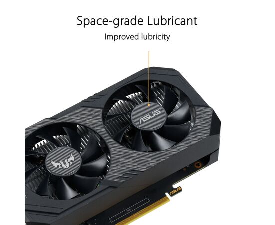 Видеокарта ASUS GeForce GTX1650 4096Mb TUF OC D6 P GAMING (TUF-GTX1650-O4GD6-P-GAMING), изображение 6 Видеокарта ASUS GeForce GTX1650 4096Mb TUF OC D6 P GAMING (TUF-GTX1650-O4GD6-P-GAMING), изображение 6