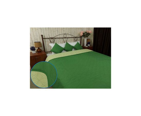 Покрывало Руно Двустороннее Grass Звезда зеленое 150х212 см (360.52У_Grass зірка)
