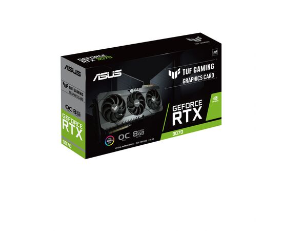 Видеокарта ASUS GeForce RTX3070 8Gb TUF OC V2 GAMING LHR (TUF-RTX3070-O8G-V2-GAMING), изображение 9 Видеокарта ASUS GeForce RTX3070 8Gb TUF OC V2 GAMING LHR (TUF-RTX3070-O8G-V2-GAMING), изображение 9