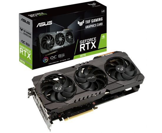 Відеокарта ASUS GeForce RTX3070 8Gb TUF OC V2 GAMING LHR (TUF-RTX3070-O8G-V2-GAMING)