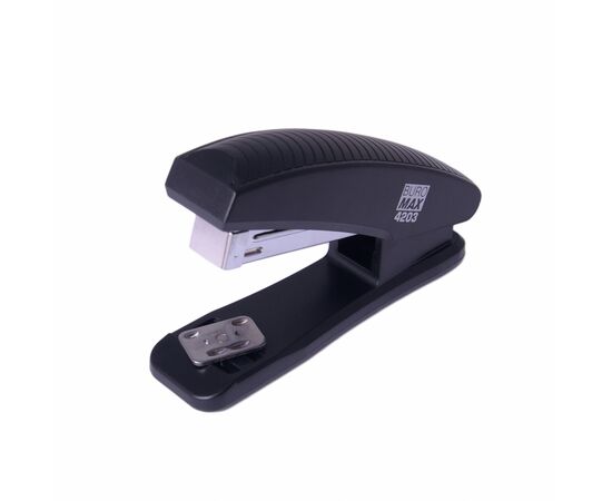 Степлер Buromax пластиковый, 20 л., скобы №24; 26, 126х32х55 мм, серый (BM.4203-09), изображение 2