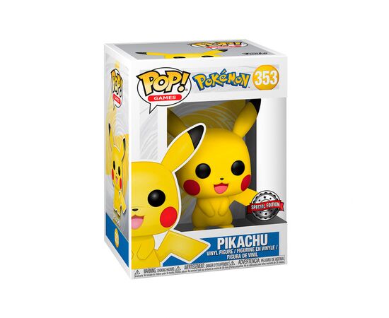 Фигурка для геймеров Funko Pop серии Покемон – Пикачу (31528), изображение 3 Фигурка для геймеров Funko Pop серии Покемон – Пикачу (31528), изображение 3