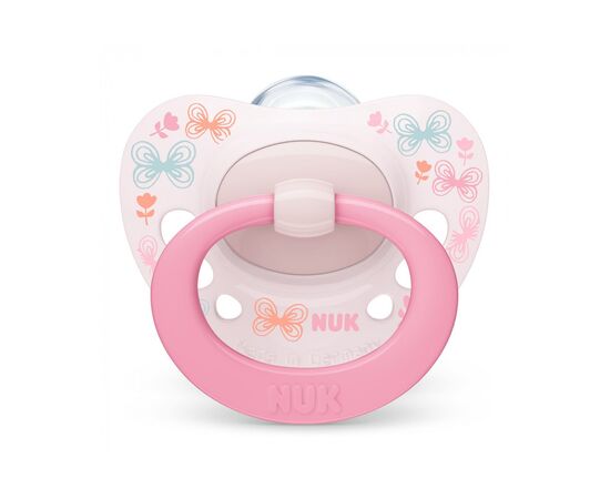 Пустушка Nuk Signature 0-6 міс. рожева (3952345)