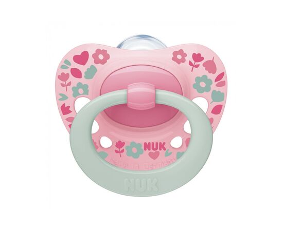 Пустышка Nuk Signature 6-18 мес. розовая (3952349)
