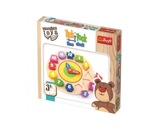 Развивающая игрушка Trefl Сортер Часы Тик-Да (6085507), изображение 2 Развивающая игрушка Trefl Сортер Часы Тик-Да (6085507), изображение 2