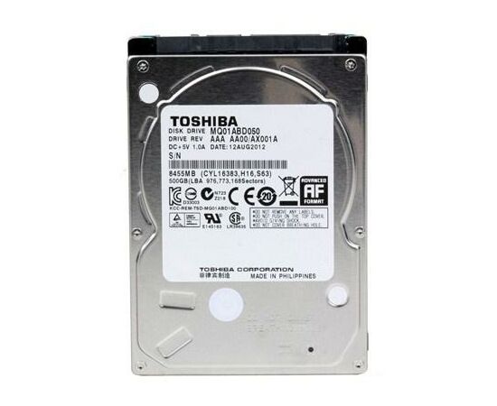 Жесткий диск для ноутбука 2.5" 500GB Toshiba (MQ01ABD050)