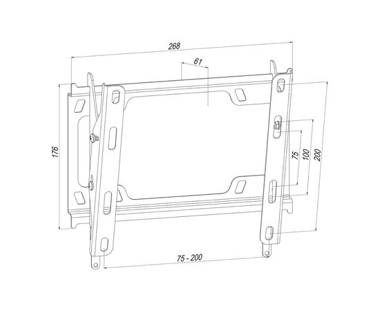 Кронштейн Simpler 28EN, изображение 2 Кронштейн Simpler 28EN, изображение 2