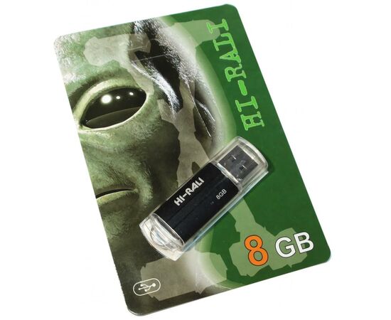 USB флеш накопитель Hi-Rali 8GB Corsair Series Black USB 2.0 (HI-8GBCORBK)