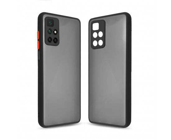 Чехол для моб. телефона MakeFuture Xiaomi Redmi 10 Frame (Matte PC+TPU) Black (MCMF-XR10BK)