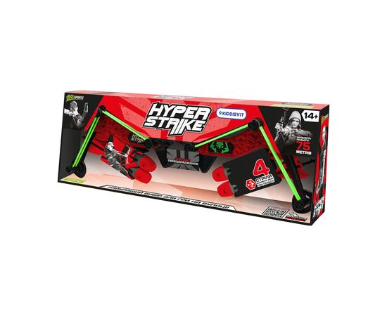 Игрушечное оружие Zing Лук для игры Hyper Strike красный (HS470R), изображение 6 Игрушечное оружие Zing Лук для игры Hyper Strike красный (HS470R), изображение 6