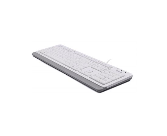 Клавіатура A4Tech FKS10 USB White, зображення 3 Клавіатура A4Tech FKS10 USB White, зображення 3