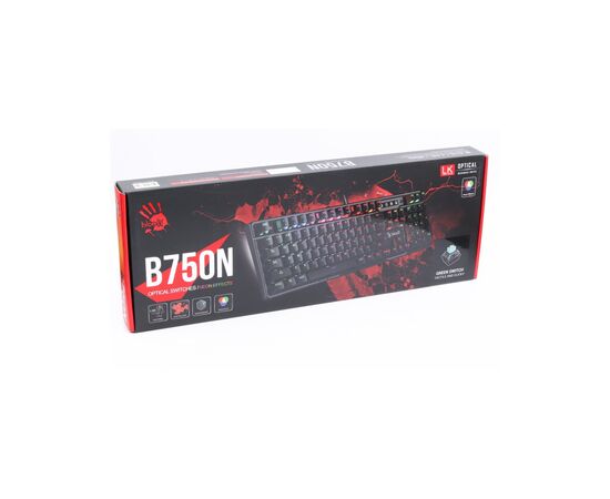 Клавиатура A4Tech Bloody B750N USB Black, изображение 3 Клавиатура A4Tech Bloody B750N USB Black, изображение 3