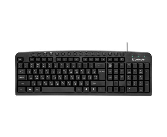 Клавиатура Defender Focus HB-470 UKR USB Black (45471)