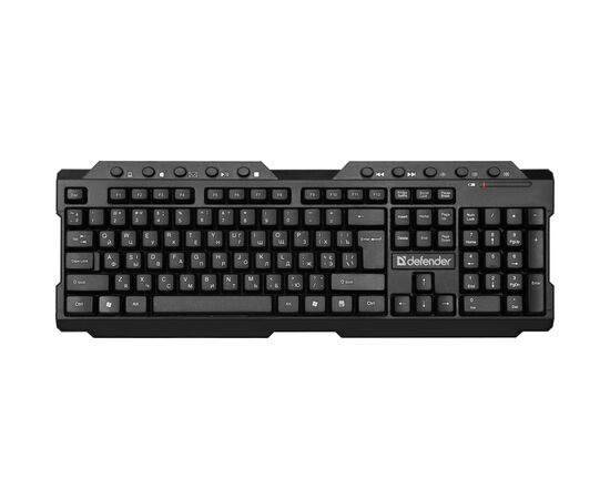 Клавиатура Defender Element HB-195 Wireless UKR Black (45189)