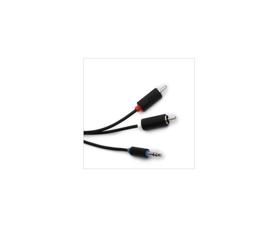 Кабель мультимедійний Jack 3.5mm папа/2RCA папа 1.5m Prolink (PB103-0150), зображення 2 Кабель мультимедійний Jack 3.5mm папа/2RCA папа 1.5m Prolink (PB103-0150), зображення 2