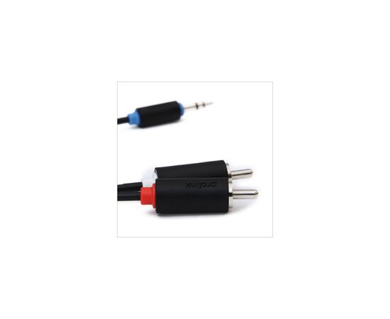 Кабель мультимедійний Jack 3.5mm папа/2RCA папа 1.5m Prolink (PB103-0150), зображення 4 Кабель мультимедійний Jack 3.5mm папа/2RCA папа 1.5m Prolink (PB103-0150), зображення 4