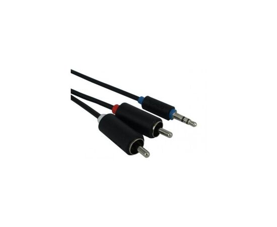 Кабель мультимедійний Jack 3.5mm папа/2RCA папа 1.5m Prolink (PB103-0150), зображення 6 Кабель мультимедійний Jack 3.5mm папа/2RCA папа 1.5m Prolink (PB103-0150), зображення 6