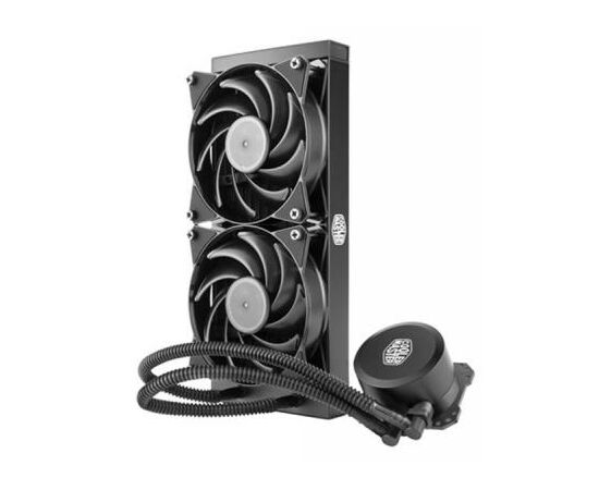 Система водного охлаждения CoolerMaster MasterLiquid Lite 240 (MLW-D24M-A20PW-R1), изображение 4 Система водного охлаждения CoolerMaster MasterLiquid Lite 240 (MLW-D24M-A20PW-R1), изображение 4