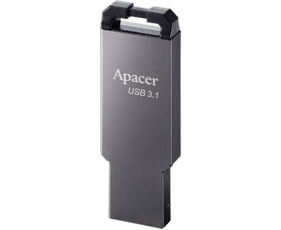 USB флеш накопитель Apacer 64GB AH360 Ashy USB 3.1 Gen1 (AP64GAH360A-1), изображение 2