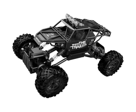 Радиоуправляемая игрушка Sulong Toys OFF-ROAD CRAWLER WHERE THE TRAILENDS Black 1:14 (SL-121RHMBl)