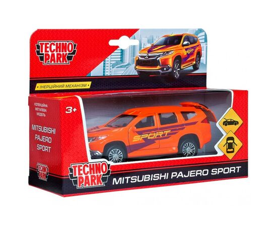 Машина Технопарк Mitsubishi Pajero Sport Червона (1:32) (PAJERO-S-SPORT), зображення 4 Машина Технопарк Mitsubishi Pajero Sport Червона (1:32) (PAJERO-S-SPORT), зображення 4