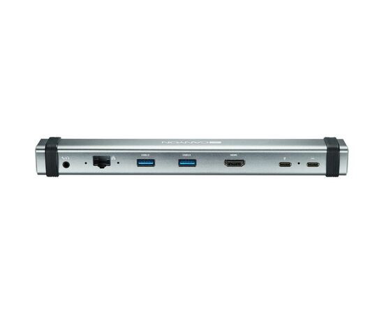 Порт-репликатор Canyon Docking Station with 7 ports, 2*Type C, Input 100-240V (CNS-TDS06DG), изображение 3 Порт-репликатор Canyon Docking Station with 7 ports, 2*Type C, Input 100-240V (CNS-TDS06DG), изображение 3