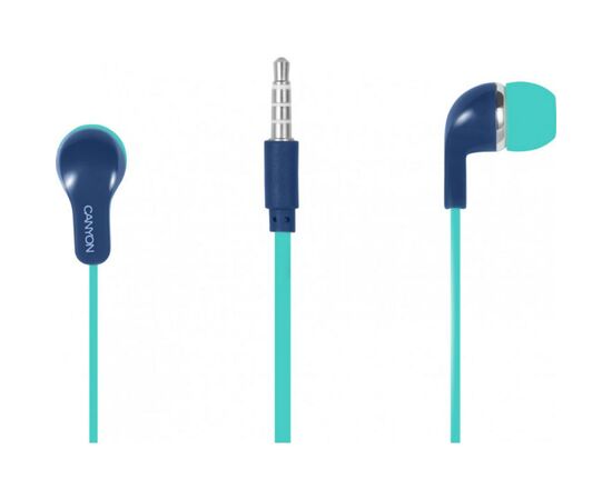 Наушники Canyon Blue-Green (CNS-CEPM02GBL), изображение 2 Наушники Canyon Blue-Green (CNS-CEPM02GBL), изображение 2