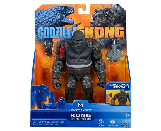 Фігурка Godzilla vs. Kong Конг з винищувачем 15 см (35304), зображення 3 Фігурка Godzilla vs. Kong Конг з винищувачем 15 см (35304), зображення 3