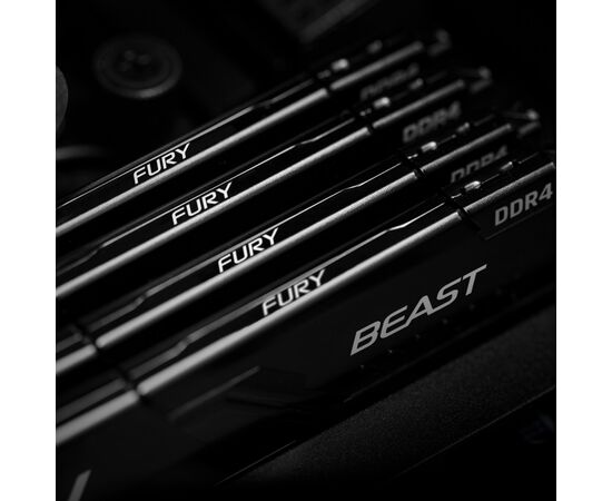 Модуль пам'яті для комп'ютера DDR4 32GB 3600 MHz Fury Beast Black Kingston Fury (ex.HyperX) (KF436C18BB/32), зображення 12 Модуль пам'яті для комп'ютера DDR4 32GB 3600 MHz Fury Beast Black Kingston Fury (ex.HyperX) (KF436C18BB/32), зображення 12