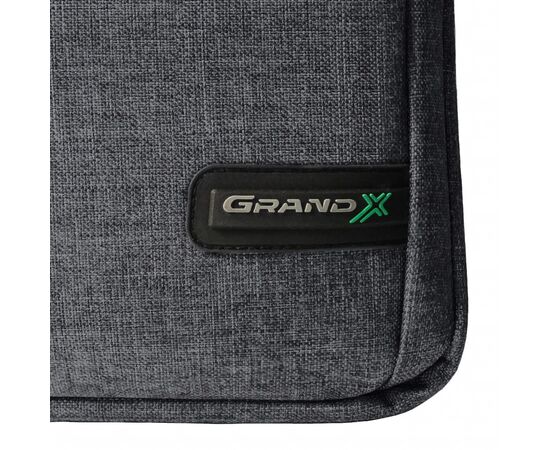 Сумка для ноутбука Grand-X 14'' SB-148 soft pocket Dark Grey (SB-148D), изображение 7