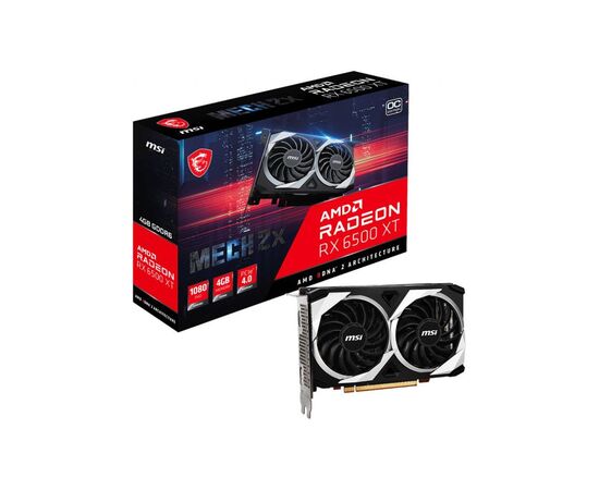 Відеокарта MSI Radeon RX 6500 XT 4Gb MECH 2X OC (RX 6500 XT MECH 2X 4G OC)