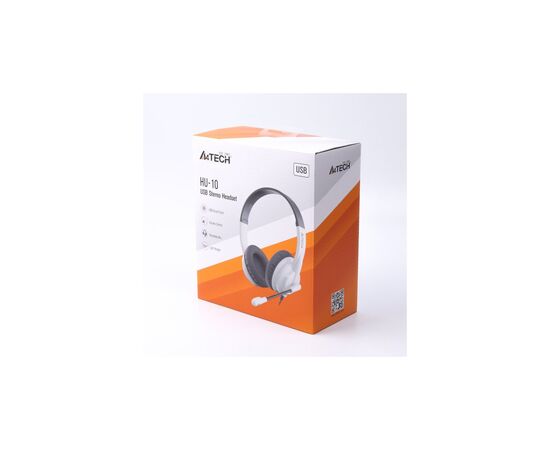 Навушники A4Tech HU-10 Black+White, зображення 4 Навушники A4Tech HU-10 Black+White, зображення 4