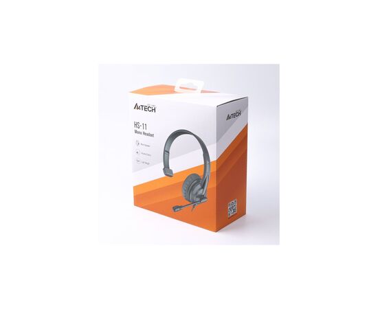 Навушники A4Tech HS-11 Black, зображення 4 Навушники A4Tech HS-11 Black, зображення 4
