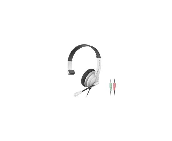 Навушники A4Tech HS-11 Black+White, зображення 3 Навушники A4Tech HS-11 Black+White, зображення 3