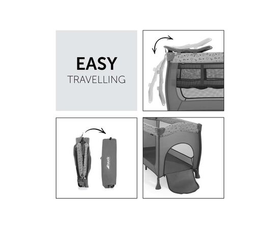Детский манеж Hauck Sleep N Play Nordic Grey (60066-5), изображение 10 Детский манеж Hauck Sleep N Play Nordic Grey (60066-5), изображение 10