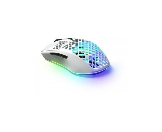 Мишка SteelSeries Aerox 3 Wireless Snow (SS62608), зображення 2 Мишка SteelSeries Aerox 3 Wireless Snow (SS62608), зображення 2