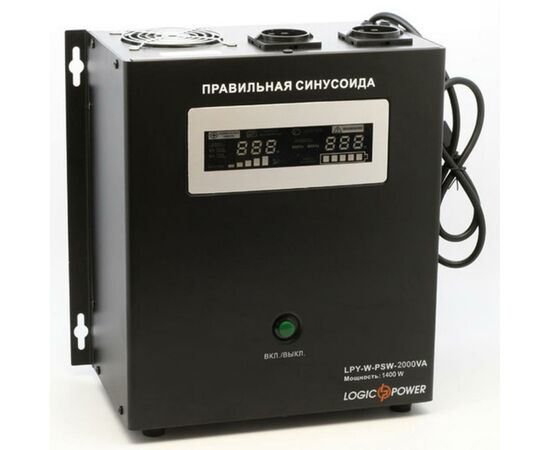 Источник бесперебойного питания LogicPower LPY- W - PSW-2000VA+, 10А/20А (4146), изображение 2