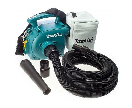 Пылесос строительный Makita аккумуляторный LXT, 18В, 54Вт, 3л (DVC350Z), изображение 2 Пылесос строительный Makita аккумуляторный LXT, 18В, 54Вт, 3л (DVC350Z), изображение 2