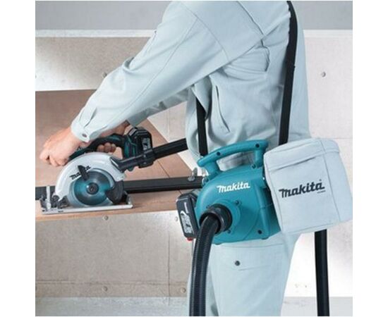 Пылесос строительный Makita аккумуляторный LXT, 18В, 54Вт, 3л (DVC350Z), изображение 4 Пылесос строительный Makita аккумуляторный LXT, 18В, 54Вт, 3л (DVC350Z), изображение 4