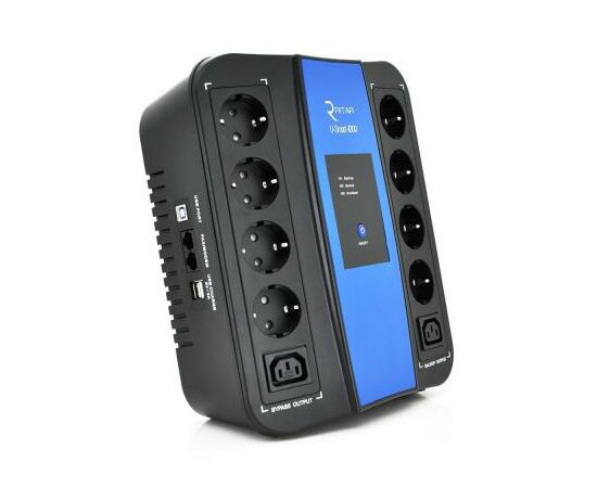 Пристрій безперебійного живлення Ritar U-Smart-1000 (600W) (RS628U), зображення 2 Пристрій безперебійного живлення Ritar U-Smart-1000 (600W) (RS628U), зображення 2