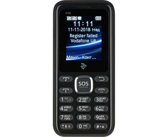 Мобильный телефон 2E S180 Black (708744071118)