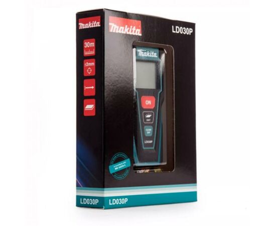 Дальномер Makita лазерный 30м (LD030P), изображение 2 Дальномер Makita лазерный 30м (LD030P), изображение 2