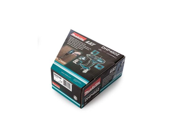 Шуруповерт Makita дрель-шуруповерт с ударом LXT, 18В, 62 / 36Нм (без аккумулят (DHP482Z), изображение 4 Шуруповерт Makita дрель-шуруповерт с ударом LXT, 18В, 62 / 36Нм (без аккумулят (DHP482Z), изображение 4