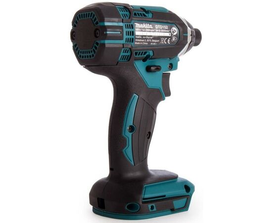Гайковерт Makita аккумуляторный ударный LXT, 18В, 165Нм (без аккумулятора) (DTD152Z), изображение 5 Гайковерт Makita аккумуляторный ударный LXT, 18В, 165Нм (без аккумулятора) (DTD152Z), изображение 5