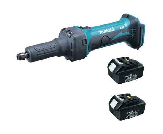 Шліфувальна машина Makita LXT, 3Аг х 2шт, DC18RС, кейс, 38мм (DGD800RFE), зображення 6