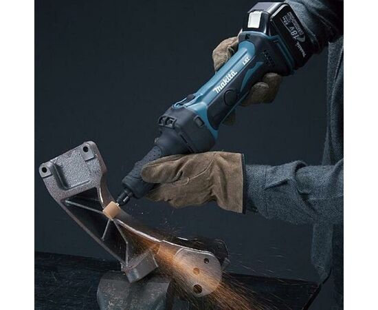 Шліфувальна машина Makita LXT, 3Аг х 2шт, DC18RС, кейс, 38мм (DGD800RFE), зображення 7