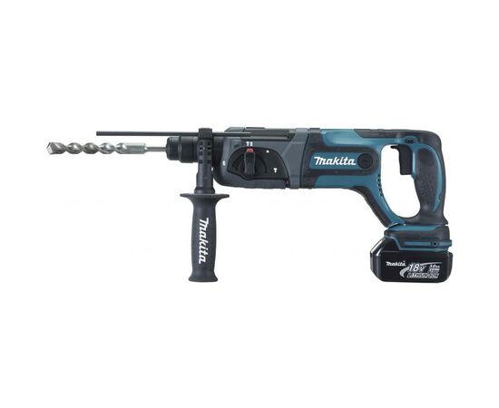 Перфоратор Makita SDS-PLUS LXT, 3Аг х 2шт, Makpac, 1,9Дж, 24мм (DHR241RFJ), изображение 2 Перфоратор Makita SDS-PLUS LXT, 3Аг х 2шт, Makpac, 1,9Дж, 24мм (DHR241RFJ), изображение 2