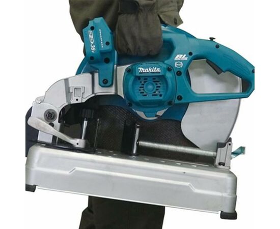 Торцовочная пила Makita отличима LXT, 355мм (без АКБ и БП) (DLW140Z), изображение 4 Торцовочная пила Makita отличима LXT, 355мм (без АКБ и БП) (DLW140Z), изображение 4