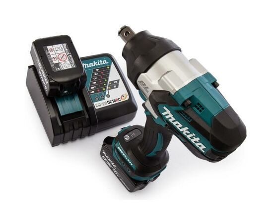 Гайковерт Makita LXT, 5Аг х 2шт, Makpac, 1050Нм, 3/4" (DTW1001RTJ), изображение 8 Гайковерт Makita LXT, 5Аг х 2шт, Makpac, 1050Нм, 3/4" (DTW1001RTJ), изображение 8