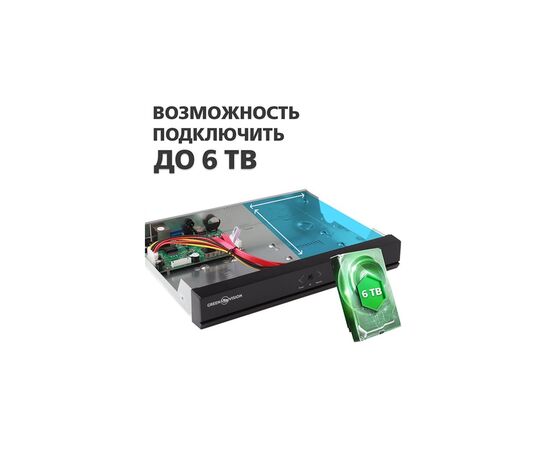 Регистратор для видеонаблюдения Greenvision GV-N-S002/32, изображение 4 Регистратор для видеонаблюдения Greenvision GV-N-S002/32, изображение 4